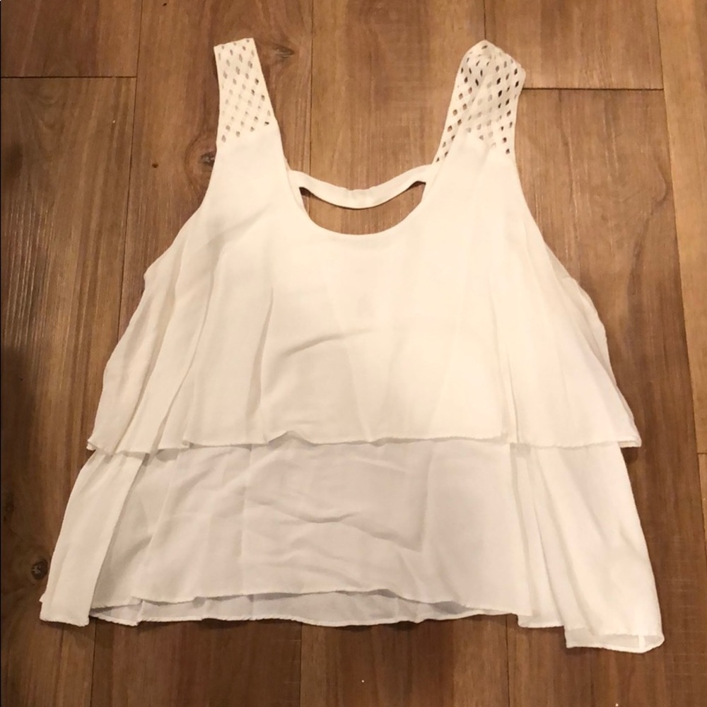 White tank blouse
